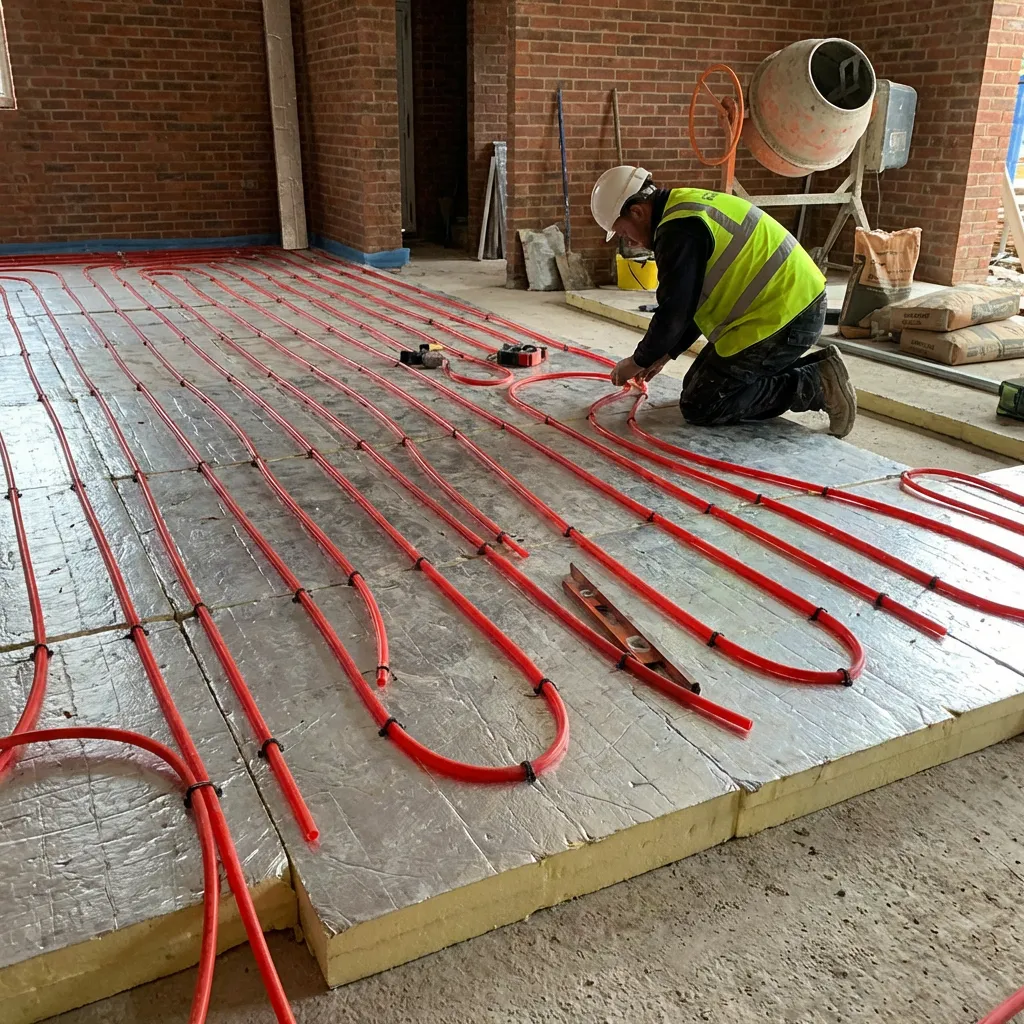 Neue Heizungsanlage im Keller