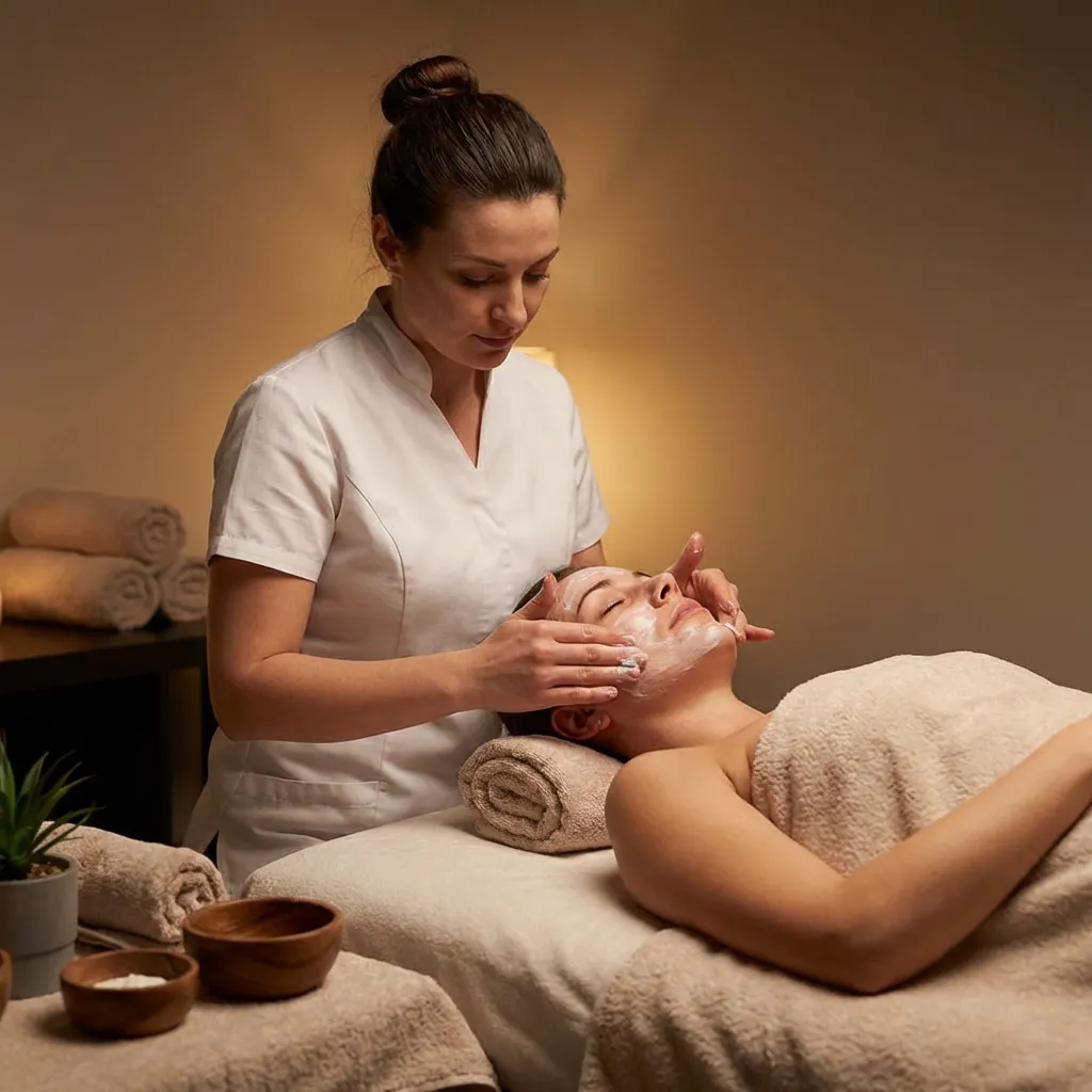 Luxus-Gesichtsbehandlung